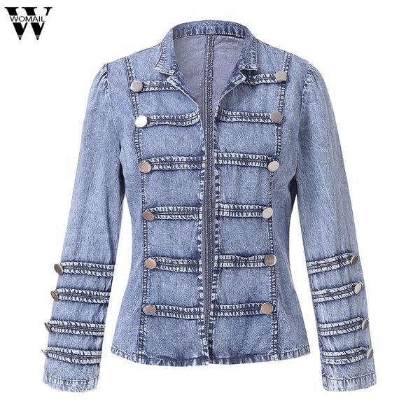 womail autumn jacket women fashion coat women denim double breasted plus size bomber jacket for casual streetwear coats, Black;brown
womail autumn jacket women fashion coat women denim double breasted plus size bomber jacket for casual streetwear coats, Black;brown