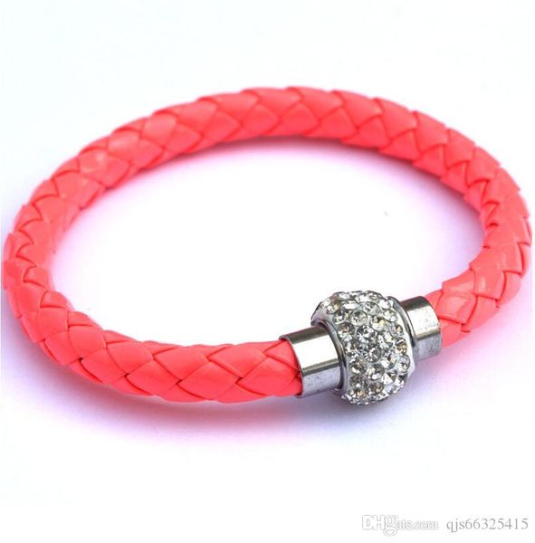 women bracelet mix crystal bracelet leather wrap wristband cuff punk magnetic rhinestone buckle bracelet bangle pulseras pu, Slivery;golden 
women bracelet mix crystal bracelet leather wrap wristband cuff punk magnetic rhinestone buckle bracelet bangle pulseras pu, Slivery;golden