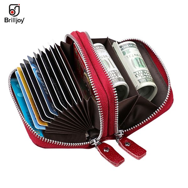brilljoy genuine leather women wallet business wallets coin pouch new fashion female purse holder organizer purse, Red;black
brilljoy genuine leather women wallet business wallets coin pouch new fashion female purse holder organizer purse, Red;black
