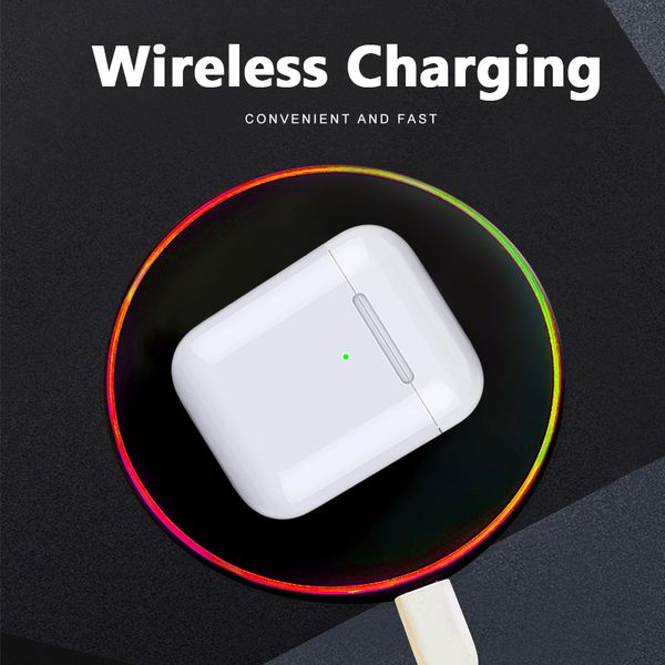 

2019 air 2nd generation h1 wirele charging head et with mart en or bluetooth earphone earbud pk gen 3 pro w1 chip uper copy