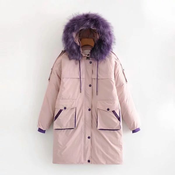 2019 new big fur collar long parka -30 degrees snow wear long parkas winter jacket women fur hooded female coat women, Black
2019 new big fur collar long parka -30 degrees snow wear long parkas winter jacket women fur hooded female coat women, Black
