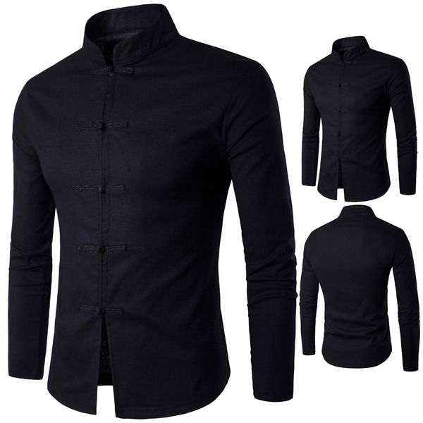 mazefeng men clothing casual shirts men traditional chinese garments male china dress solid classic stand collar, Red
mazefeng men clothing casual shirts men traditional chinese garments male china dress solid classic stand collar, Red