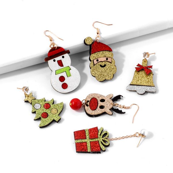 christmas gift cartoon cute girls shiny dangle earring fashion winter party funny jewelry accessories, Silver
christmas gift cartoon cute girls shiny dangle earring fashion winter party funny jewelry accessories, Silver