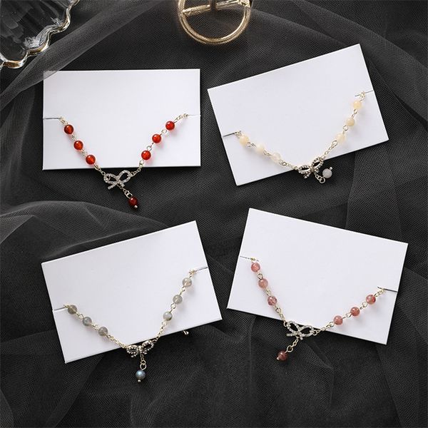 crystal beads pendant chain bracelets handmade bowknot beads bracelets for women link bracelet jewelry gifts accessories, Black
crystal beads pendant chain bracelets handmade bowknot beads bracelets for women link bracelet jewelry gifts accessories, Black