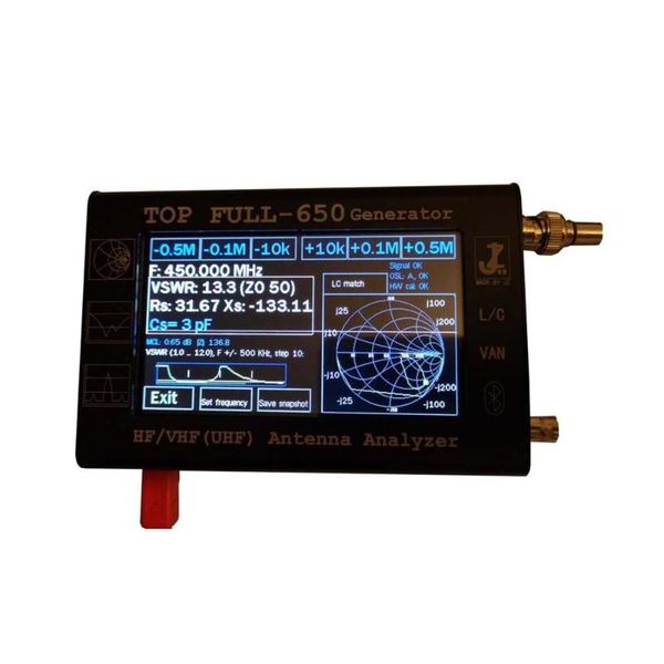 4.3 touch hf/vhf/uhf lcd 0.1-1300mhz 1.3ghz ant swr vector antenna analyzer meter with 3000mah battery
4.3 touch hf/vhf/uhf lcd 0.1-1300mhz 1.3ghz ant swr vector antenna analyzer meter with 3000mah battery