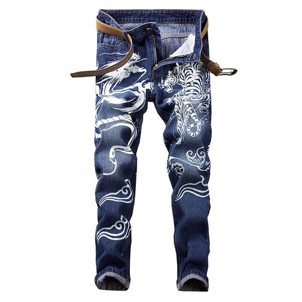 mcikkny мужская мода личность узкие джинсы dragon окрашенный denim брюки мужская hip hop брюки, Blue
mcikkny мужская мода личность узкие джинсы dragon окрашенный denim брюки мужская hip hop брюки, Blue