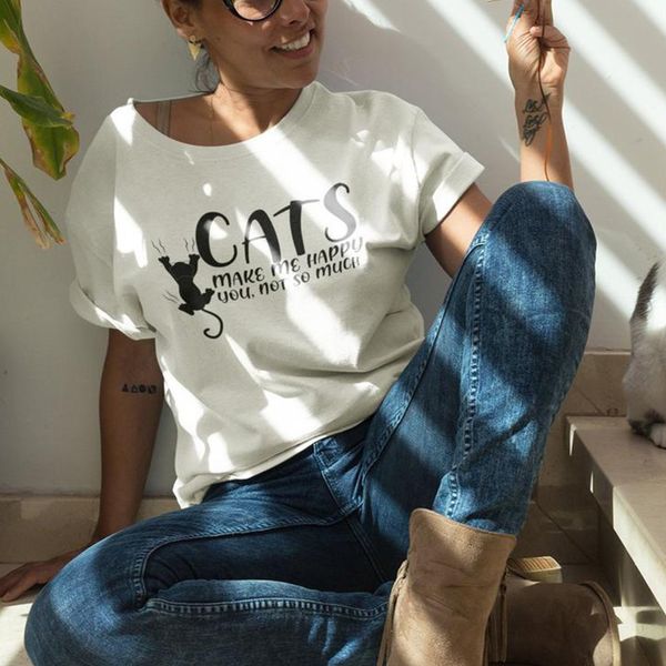 кошки make me happy you не так много kawaii футболка хлопок одежда женщин 2019 смешные tshirts девушки топ tee ulzzang перевозка груза паден, White
кошки make me happy you не так много kawaii футболка хлопок одежда женщин 2019 смешные tshirts девушки топ tee ulzzang перевозка груза паден, White