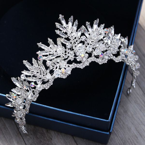 baroque bride rhinestone crown headband exquisite hair ornaments silver wedding headdress elegant hair accessories tiara jewelry, Golden;white
baroque bride rhinestone crown headband exquisite hair ornaments silver wedding headdress elegant hair accessories tiara jewelry, Golden;white