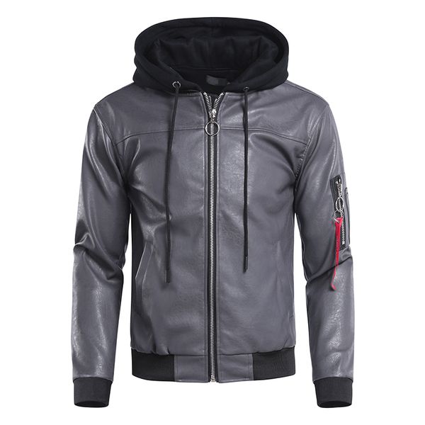 youthup fashion men's short leather jacket male zipper moto & biker style jacket mens leather clothing streetwear for autumn, Black
youthup fashion men's short leather jacket male zipper moto & biker style jacket mens leather clothing streetwear for autumn, Black