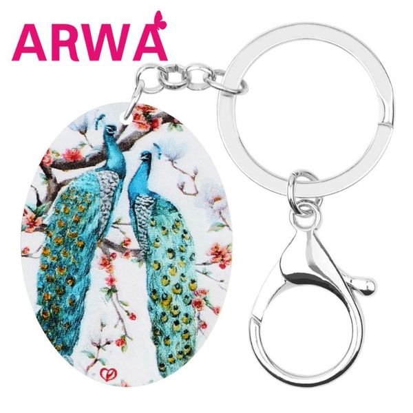 keychains arwa acrylic oval blue peafowl peacock long feather bird animal keyring jewelry for women girl trendy gifts decoration, Silver
keychains arwa acrylic oval blue peafowl peacock long feather bird animal keyring jewelry for women girl trendy gifts decoration, Silver