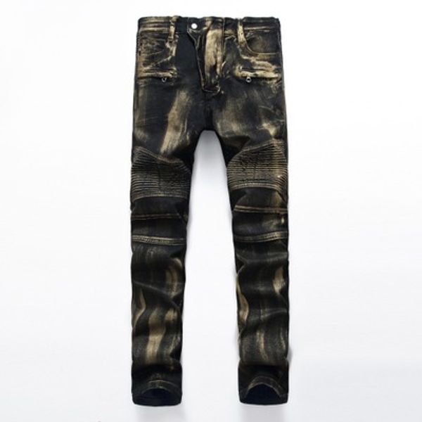 new washed blue ripped jeans men holes denim super skinny famous designer brand pants scratched biker jeans
new washed blue ripped jeans men holes denim super skinny famous designer brand pants scratched biker jeans