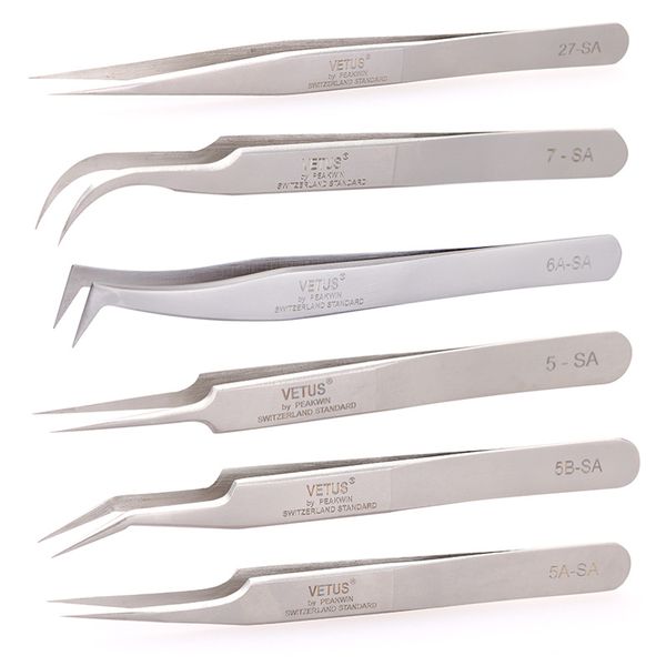 5 types stainless steel anti-static eyelash repair tweezer superhard eyelash extension tool remover tweezers for eyebrows tool
5 types stainless steel anti-static eyelash repair tweezer superhard eyelash extension tool remover tweezers for eyebrows tool