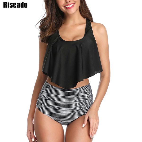 riseado striped swimsuits ruffled bikini set high waist swimwear strap swimming suit for women 2020 new bathing suit
riseado striped swimsuits ruffled bikini set high waist swimwear strap swimming suit for women 2020 new bathing suit