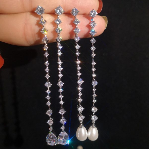 luxury big crystal women earrings silver color zircon pearl earrings boho long drop 2020 new year gifts
luxury big crystal women earrings silver color zircon pearl earrings boho long drop 2020 new year gifts