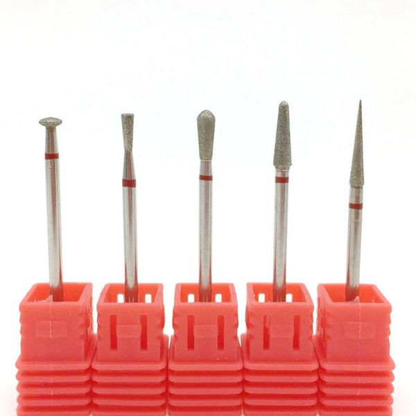 5 type red diamond nail file bit burr milling cutter manicure electric nail drill accessories
5 type red diamond nail file bit burr milling cutter manicure electric nail drill accessories