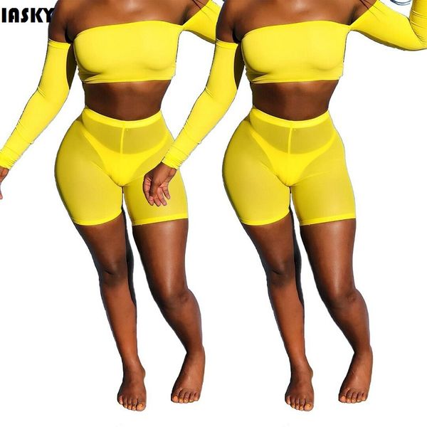 iasky 2019 new candy color see through beach cover ups women mesh off shoulder +shorts bikini swimsuit cover up 2pcs/se, Blue;gray
iasky 2019 new candy color see through beach cover ups women mesh off shoulder +shorts bikini swimsuit cover up 2pcs/se, Blue;gray