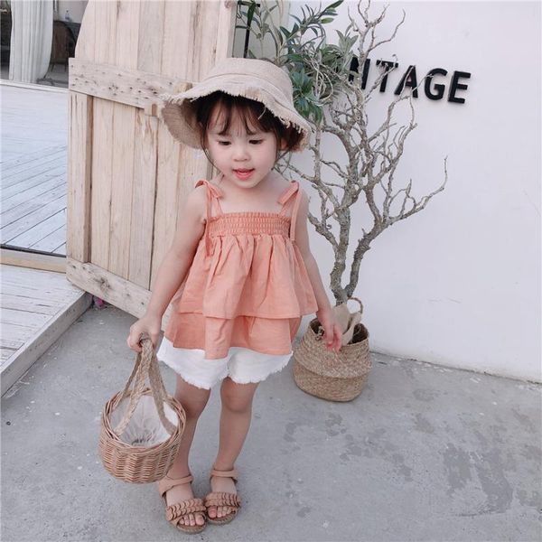 маленький большой бренд 2019 лето новый стиль комбинезон рубашка корейский стиль девушки детские чистый хлопок с завязками камзол торт топы, Blue
маленький большой бренд 2019 лето новый стиль комбинезон рубашка корейский стиль девушки детские чистый хлопок с завязками камзол торт топы, Blue