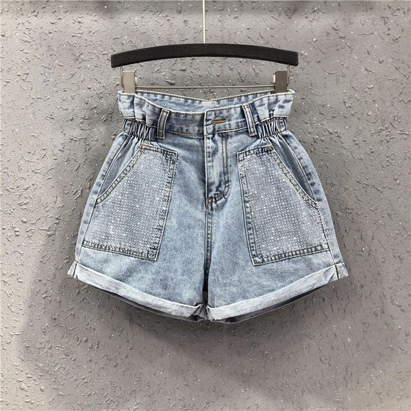 high waist denim shorts women 2019 summer new arrivals fashion drilling loose wide leg jeans s-xl, Blue
high waist denim shorts women 2019 summer new arrivals fashion drilling loose wide leg jeans s-xl, Blue