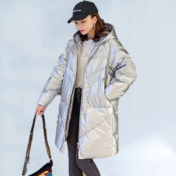 autumn winter new light down coat women fashion hooded white duck down warm jacket bright face loose women jacket, Black
autumn winter new light down coat women fashion hooded white duck down warm jacket bright face loose women jacket, Black