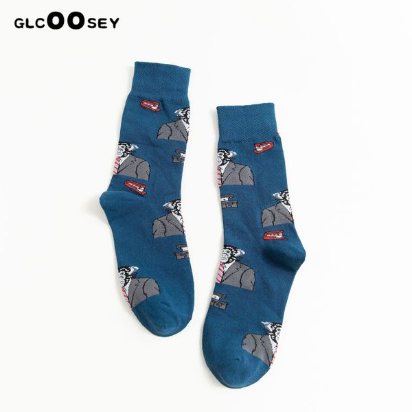 men socks american indians street tide cartoon gorilla dinosaur dog fox face painting personality long socks women cotton socks, Black
men socks american indians street tide cartoon gorilla dinosaur dog fox face painting personality long socks women cotton socks, Black