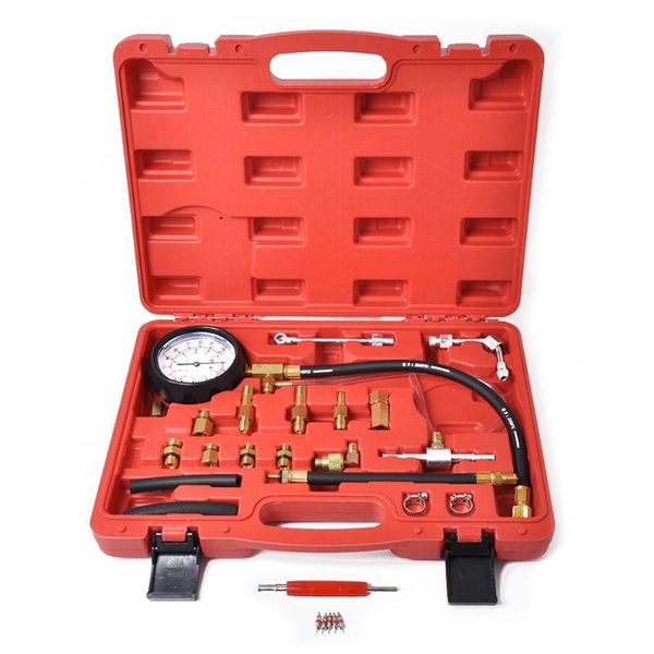 tu-114 universal fuel injector injection pump pressure tester gauge kit car tools gauge sensor kit auto manometer engine testin