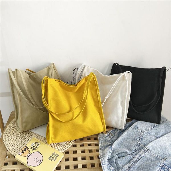 casual female canvas single shoulder shopping bags classic large capacity totes handbags solid color retro handle bag
casual female canvas single shoulder shopping bags classic large capacity totes handbags solid color retro handle bag