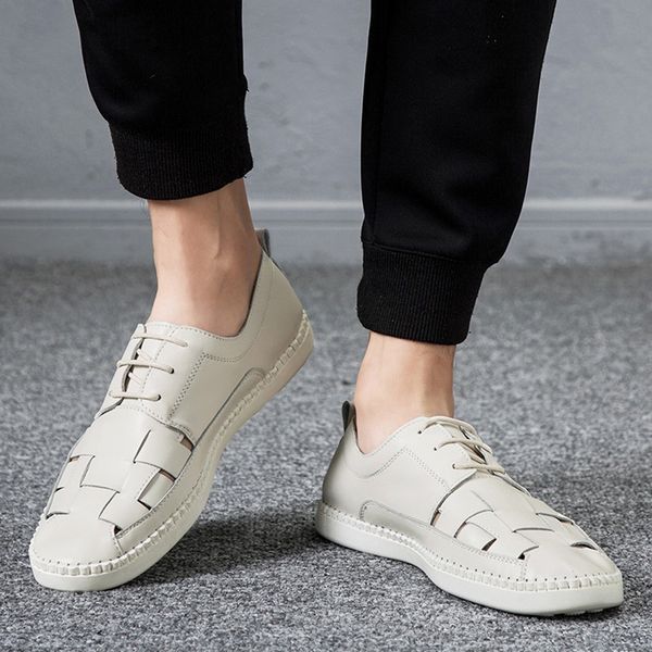 men leather flats shoes comfortable lace up soft leather shoe man casual loafers daily working driving shoes simple style loafer, Black
men leather flats shoes comfortable lace up soft leather shoe man casual loafers daily working driving shoes simple style loafer, Black