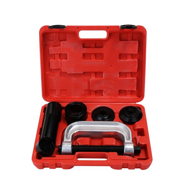 10pc 4 in1 ball joint remover kit universal install adapter tool c frame press service kit separator repair hand tools set
10pc 4 in1 ball joint remover kit universal install adapter tool c frame press service kit separator repair hand tools set