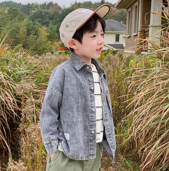 2020 new arrival boys denim coat spring full sleeve fashion kids jacket 4-9 years po388, Blue;gray
2020 new arrival boys denim coat spring full sleeve fashion kids jacket 4-9 years po388, Blue;gray