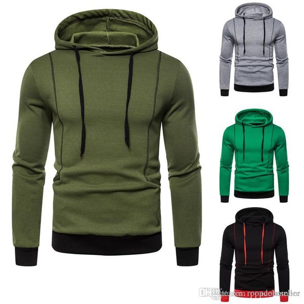 casual mens hoodies spring autumn mens contrast color hooded hoodies long sleeve drawstring mens silm hoodies, Black
casual mens hoodies spring autumn mens contrast color hooded hoodies long sleeve drawstring mens silm hoodies, Black