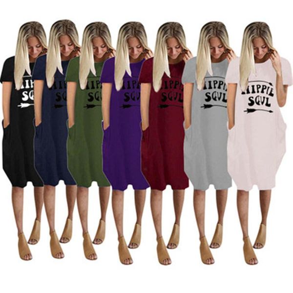 fashion print women new dress summer designer new short sleeve letter print loose dress female round neck long section casual pocket dress, Black;gray
fashion print women new dress summer designer new short sleeve letter print loose dress female round neck long section casual pocket dress, Black;gray