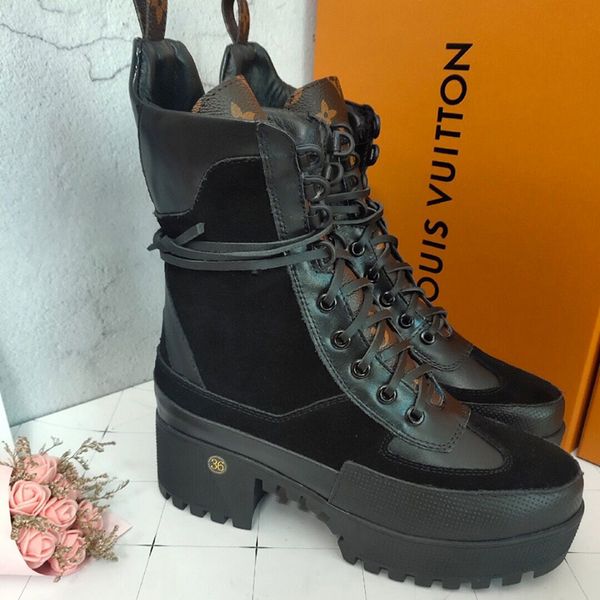 european station 2019 winter new short boots thick with high heel martin boots leather platform thick bottom locomotive boots genuine, Black
european station 2019 winter new short boots thick with high heel martin boots leather platform thick bottom locomotive boots genuine, Black