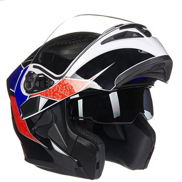 light-weight full face flip up dual visor comfortable and soft motorcycle helmet optional color of glass motorcycle accessories
light-weight full face flip up dual visor comfortable and soft motorcycle helmet optional color of glass motorcycle accessories