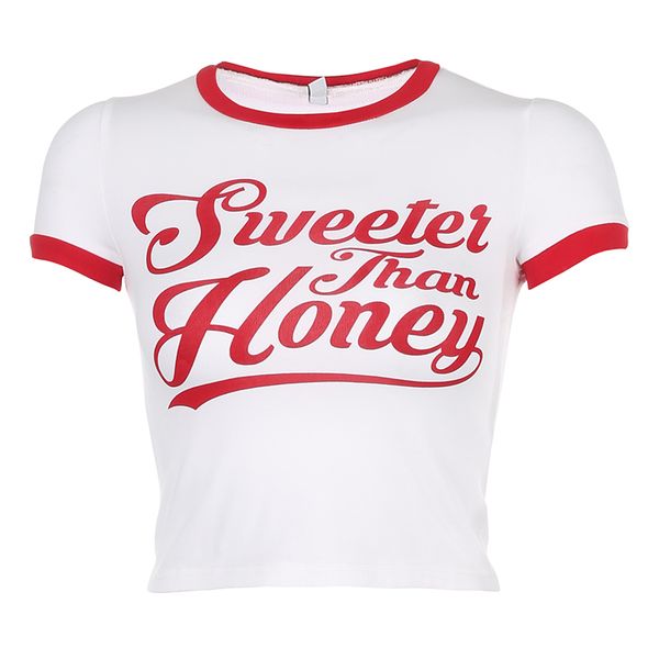 casual bodycon short sleeve white t-shirt women tee letter printed crop harajuku t-shirts clothes new
casual bodycon short sleeve white t-shirt women tee letter printed crop harajuku t-shirts clothes new