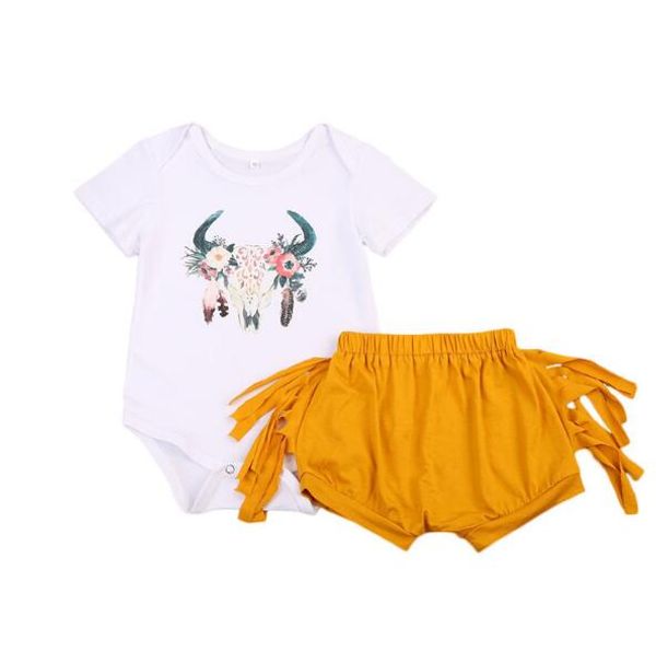 newborn baby girls clothing deer short sleeve romper +tassels pants shorts outfits clothes 0-24m sunsuit clothing, White
newborn baby girls clothing deer short sleeve romper +tassels pants shorts outfits clothes 0-24m sunsuit clothing, White