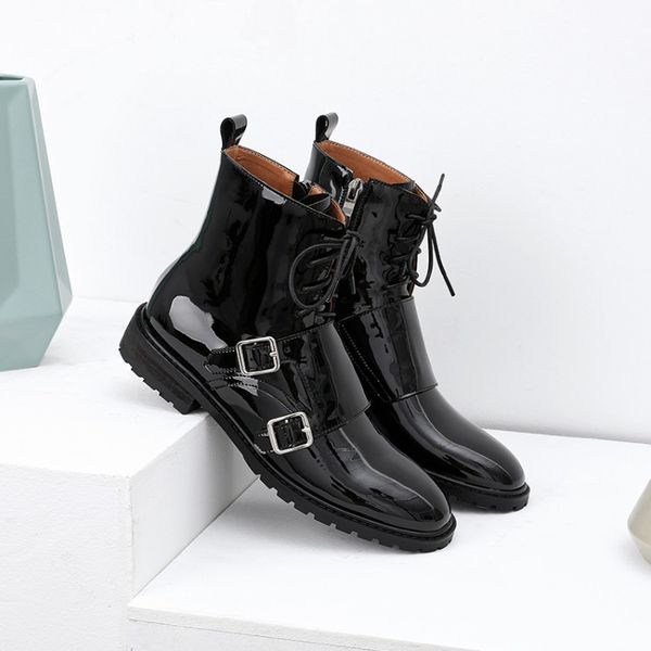 mljuese 2020 women ankle boots cow leather black color round toe buckle strap winter short plush women riding boots size 40 t200425
mljuese 2020 women ankle boots cow leather black color round toe buckle strap winter short plush women riding boots size 40 t200425