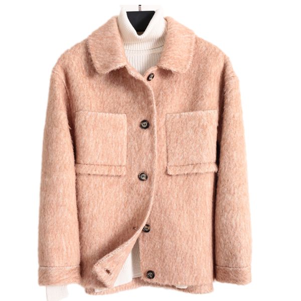 litvriyh short style women coat turn-down collar thick coats women overcoat seven-quarter sleeve jackets casual oat clothes, Black
litvriyh short style women coat turn-down collar thick coats women overcoat seven-quarter sleeve jackets casual oat clothes, Black