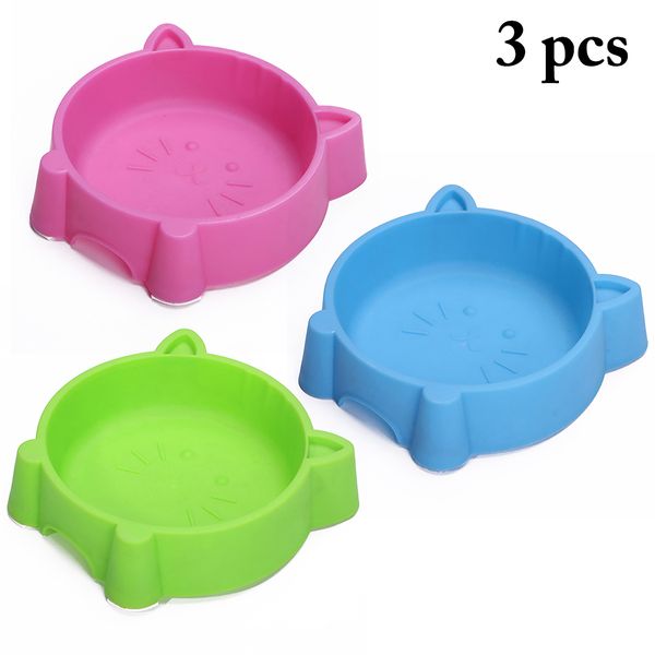 3pcs cute pet bowl creative portable plastic cat face multipurpose cat bowl dog green + blue + pink pet supplies
3pcs cute pet bowl creative portable plastic cat face multipurpose cat bowl dog green + blue + pink pet supplies