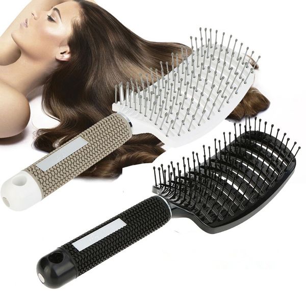 no logo hair brush magic hair comb curved wide-toothed detangling paddle brush detangle lice massage comb women tangle hairdressing salon, Silver
no logo hair brush magic hair comb curved wide-toothed detangling paddle brush detangle lice massage comb women tangle hairdressing salon, Silver