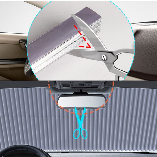 car retractable curtain uv protection aluminum foil front windshield visor shade td326
car retractable curtain uv protection aluminum foil front windshield visor shade td326