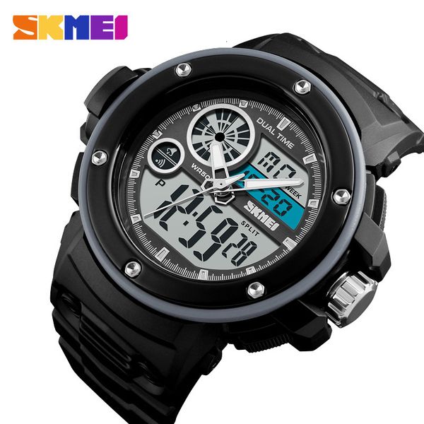 new skmei outdoor sport watch men watches 5bar waterproof chrono alarm clock dual display wristwatches relogio masculino, Slivery;brown
new skmei outdoor sport watch men watches 5bar waterproof chrono alarm clock dual display wristwatches relogio masculino, Slivery;brown