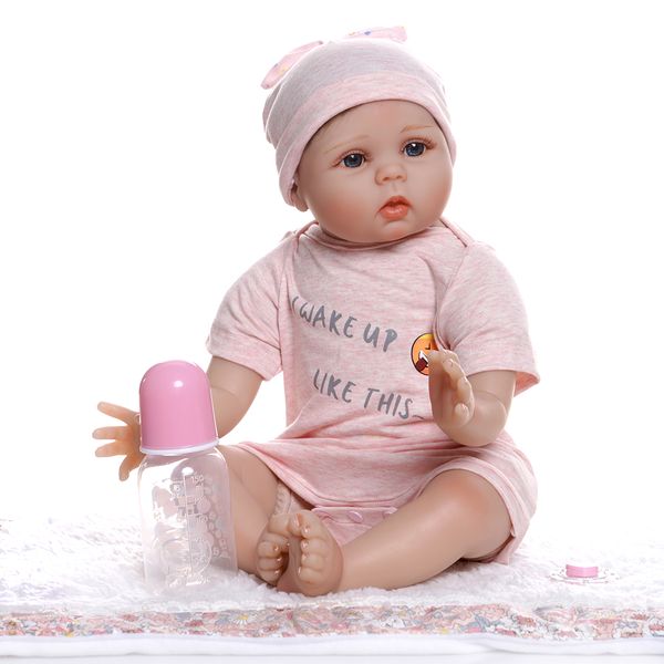 new 22inch 55cm sweet face realistic bebe doll reborn baby lifelike soft touch cuddly baby doll in blanket collectibles
new 22inch 55cm sweet face realistic bebe doll reborn baby lifelike soft touch cuddly baby doll in blanket collectibles