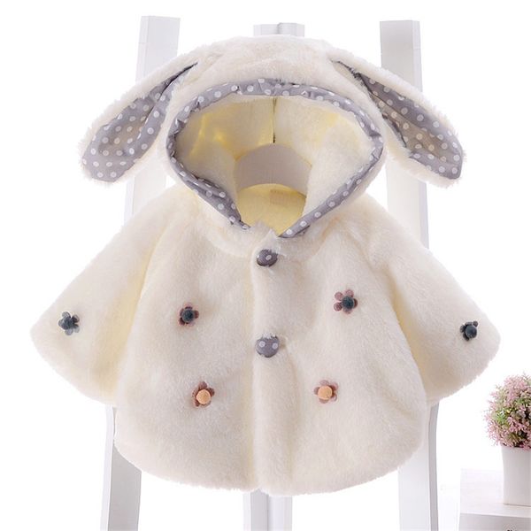 0-24 months rabbit ear soft fleece cloak winter hoodie girls outfit hooded coat kids jacket, Black
0-24 months rabbit ear soft fleece cloak winter hoodie girls outfit hooded coat kids jacket, Black