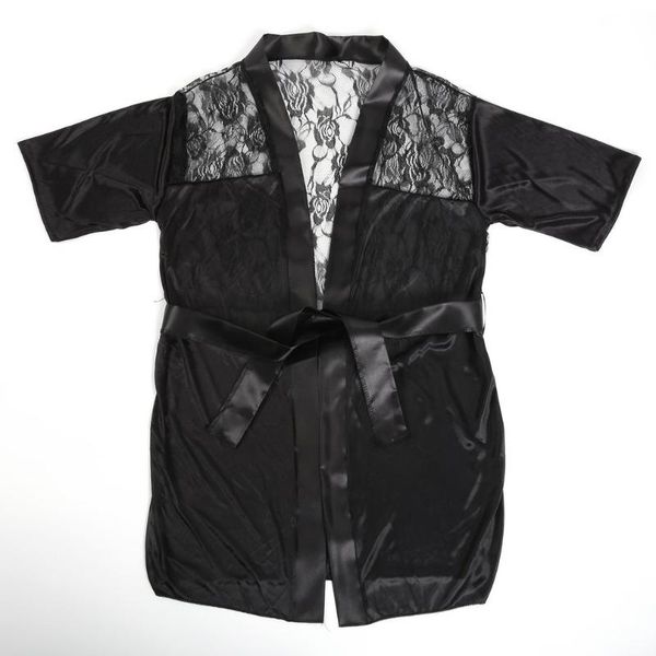 2017 new solid color bathrobe backless lace splice kimono sauna women robe home bathrobe mini kimono dress lingerie, Black;red
2017 new solid color bathrobe backless lace splice kimono sauna women robe home bathrobe mini kimono dress lingerie, Black;red