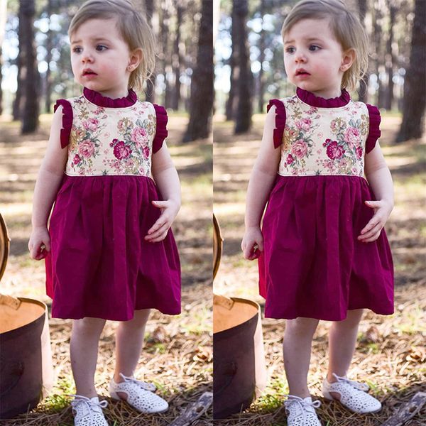 fashsiualy summer baby girls sweet dress clothes toddlers infant baby kids sleeveless floral dress sister matching clothes, Red;yellow
fashsiualy summer baby girls sweet dress clothes toddlers infant baby kids sleeveless floral dress sister matching clothes, Red;yellow
