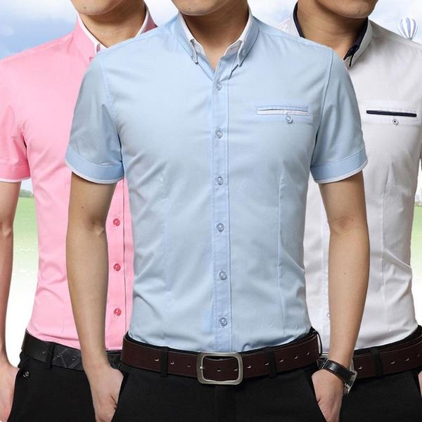 2020 summer plus size casual shirt men short sleeve slim cotton mens dress shirts black formal office mens shirt, White;black
2020 summer plus size casual shirt men short sleeve slim cotton mens dress shirts black formal office mens shirt, White;black