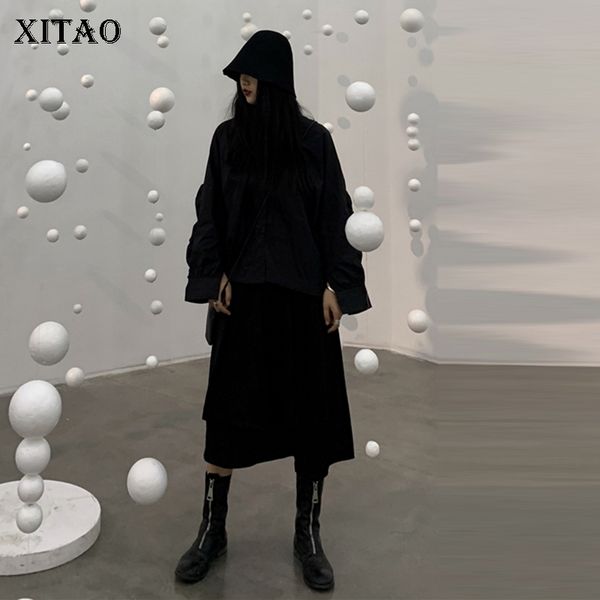 xitao two piece set black single breast elegant small fresh women fashion winter elastic waist pleated skirt gcc3018, White
xitao two piece set black single breast elegant small fresh women fashion winter elastic waist pleated skirt gcc3018, White