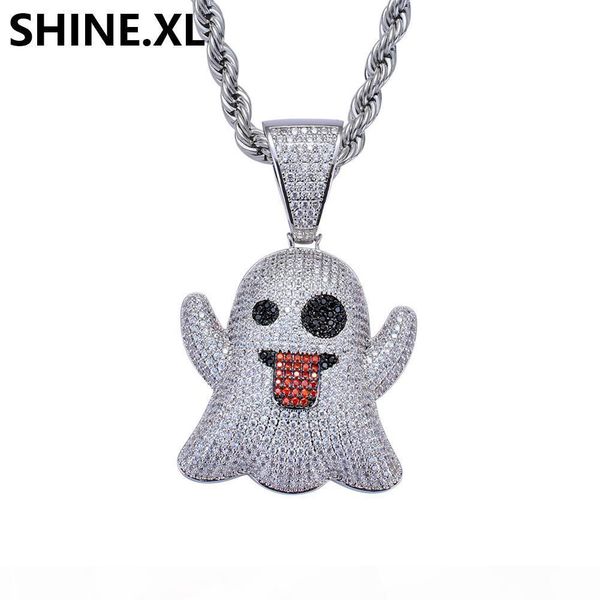 hip hop shiny emoji ghost pendant necklace charms for men women gold silver rose gold color cubic zircon jewelry gifts
hip hop shiny emoji ghost pendant necklace charms for men women gold silver rose gold color cubic zircon jewelry gifts