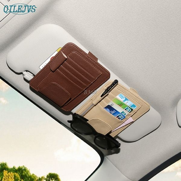 car sun visor pocket organizer pouch bag card pen glasses storage holder car interior accessories stowing pu leather may3
car sun visor pocket organizer pouch bag card pen glasses storage holder car interior accessories stowing pu leather may3