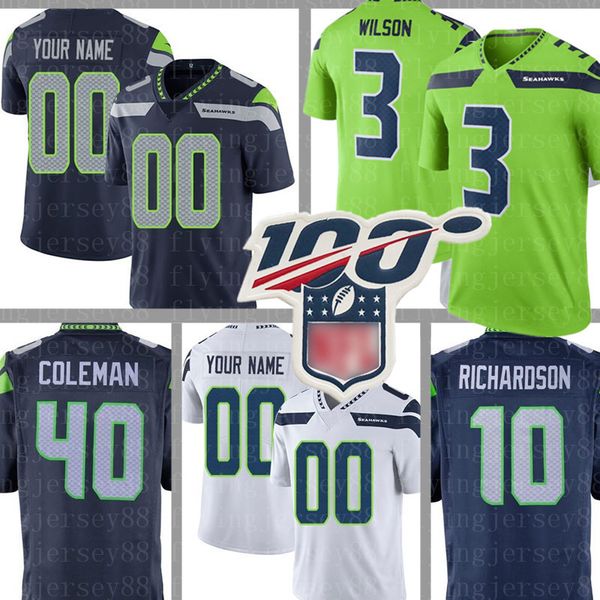 Custom Seattle jersey Seahawks 89 Doug Baldwin 54 Bobby Wagner 88 Jimmy Graham 72 Michael Bennett 82 Luke Willson Jerseys